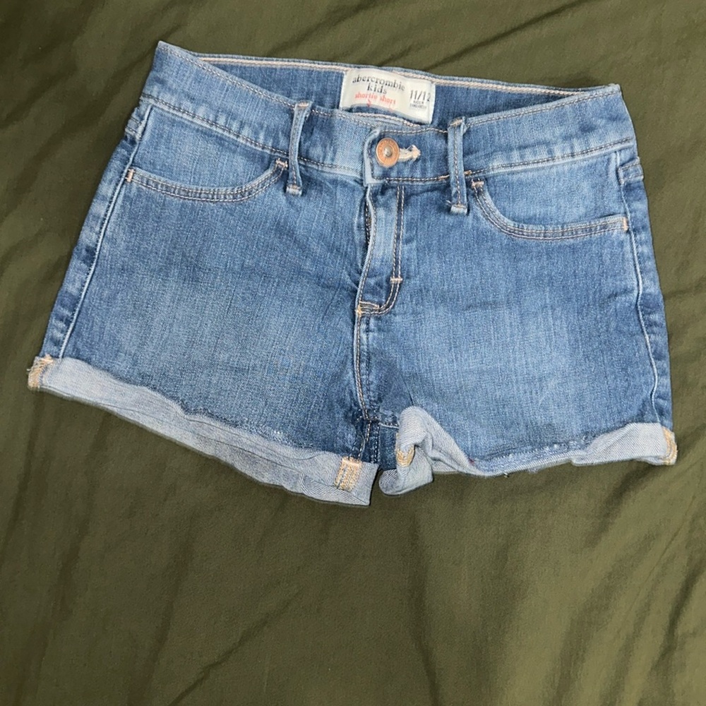 Abercrombie Cuffed Denim Shorts